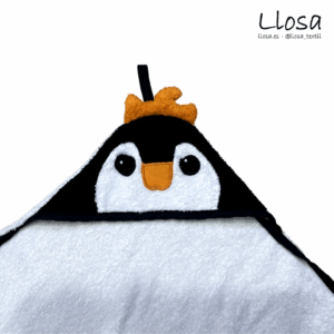 Toalla con capucha Pingüino