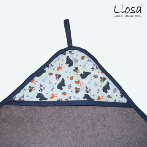 Toalla con capucha Animales bosque