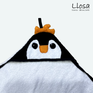 Toalla con capucha Pingüino