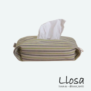 Tissue bag Rayas verdes