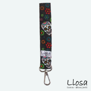 Llavero Calaveras negro