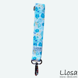 Llavero Flores azules