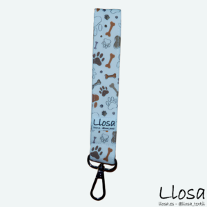 Llavero Huellas marrones